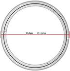 Aluminum Lazy Susan Hardware Metal Rotating Turntable Bearings Swivel Plate Hardware for Dining-Table and Workbench (14 Inchs) … - Image 2