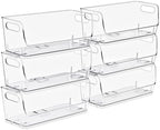Sorbus Clear Pantry Organizer with Stackable Storage Bins, Open Front by Sorbus