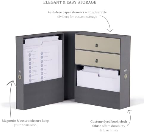 Savor | All-in-One Desk Organizer | Slate Gray – Keep Desk, Office, and Home Organized All-In-One Storage System for Important Files, Documents, Stationery, and Office Supplies - Image 3