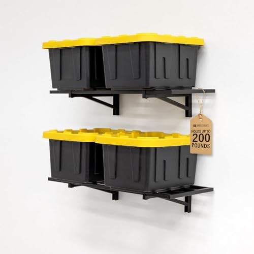 StoreYourBoard Garage Wall Shelf, 1x2 ft, Holds 200 lb, 2 Pack by StoreYourBoard