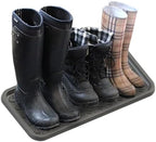 Sun Dolphin Boot Tray for Entryway Indoor, Heavy Duty Plastic Shoe Tray, Water Resistant Shoe Mat Tray Multipurpose Boot Mat - Image 2