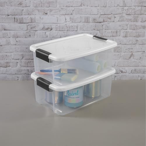 Sterilite Ultra Latch Box with Lids for Home and Office, 18 Quart, 24-Pack - Image 6