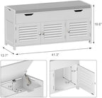 ChooChoo Shoe Storage Bench with Lift Top Storage & Cushioned Seats - Image 2