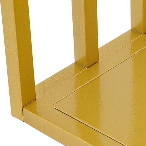 Scarf Organizer Stand, 5-Tier Freestanding Scarf Display Rack, Metal Scarf Holder Belt Pants Hanger for Commercial Clothing Retail Store Home, Space Saving Shelves, 31.5" x 15.75" x 59"(Gold) - Image 6