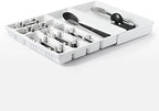 OXO Good Grips Large Expandable Utensil Organizer, White - Image 5
