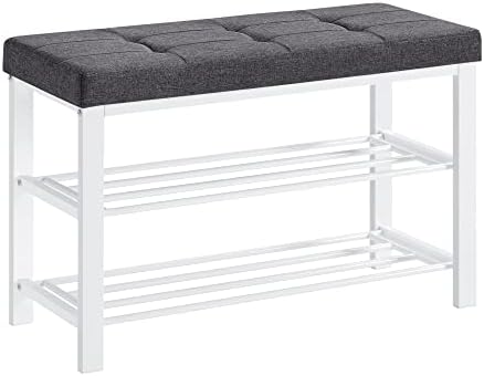 SONGMICS Shoe Bench, Storage Bench, Entryway Bench with Cushion by SONGMICSbySONGMICSHOME