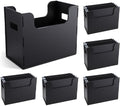 6 Pcs Portable Desktop File, Filing Organizer, Black by Trandraft