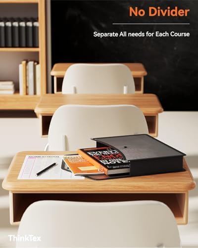 ThinkTex Plastic Expanding File Folder, Transparent envelopes with Snap - Image 4