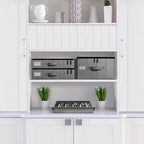 Sorbus Platter Storage Case for Dinnerware (2 Pack, Gray) - Image 2
