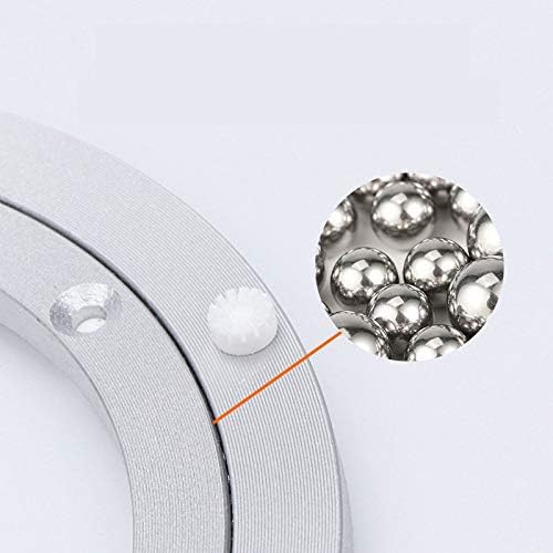 Aluminum Heavy Duty Lazy Susan Rotating Turntable Bearing Swivel Plate Hardware for Dining-Table (24 inch (12mm)) - Image 2