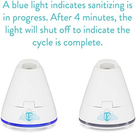 TAO Clean Germ Shield UV Toothbrush Sanitizer – Universal Cleaning Station that Accommodates all Manual and Electric Toothbrushes, Travel Friendly, Kills 99.9% of Germs - Image 5