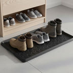 Rubber Shoe Mat Heavy Duty Foldable Boot Mat Tray with Lip Waterproof Non Slip Boot Trays for Entryway Indoor Outdoor 27.5x15.9 inch - Image 6
