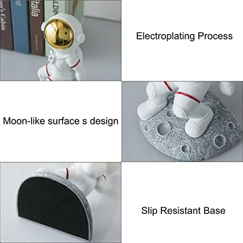 Space Bookends for Kids Room Nursery, Astronaut Themed Decor - Image 4