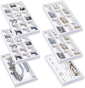Frebeauty Jewelry Trays for Drawer,Set of 6 Jewelry Organizer and Storage by Frebeauty