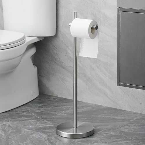 Paper Holder,Bathroom Toilet Paper Roll Holder Freestanding by Bathfinesse
