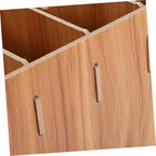 Wood Desktop File Organizer Shelf for Mail Receipts and Invoices - Image 3