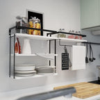 RICHER HOUSE Floating Shelves Bathroom, Wall Mounted Shelf Over Toilet - Image 5