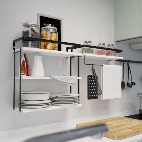 RICHER HOUSE Floating Shelves Bathroom, Wall Mounted Shelf Over Toilet - Image 5