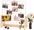 15.7”X15.7” Grid Wall Countertop Display Stand with 20 Clips by Unknown