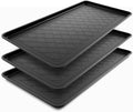 Geelin 3 Pack 40"x20" Extra Large Boot Tray, Long Shoe Mats, Black by Geelin