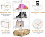 6 Pack Clear Storage Bins with Lids, 19 Qt Closet Organizers and Storage - Image 4