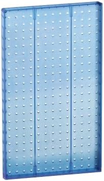Azar 771332-BLU Pegboard 1-Sided Wall Panel, Blue Translucent Color, 2-Pack by AzarDisplays