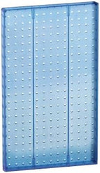 Azar 771332-BLU Pegboard 1-Sided Wall Panel, Blue Translucent Color, 2-Pack by AzarDisplays