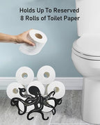 Octopus Toilet Paper Holder Stand, Decorative Toilet Paper Storage - Image 2