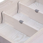 TENABORT Set of 8 Adjustable Drawer Dividers Organizer Separators Plastic Dresser Organizer for Bedroom, Bathroom, Closet, Office Desk, Kitchen Storage - Image 3