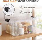 Superio 11 Quart Clear Plastic Storage Boxes with Lids, Stackable Organizer Containers, BPA-Free Storage Bins for Home, Office, School & Dorm, 6 Pack - Image 6
