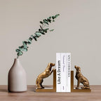 Dog Bookends, Book Ends for Shelves to Hold Books Heavy Duty, Creative Resin Book Holders for Kitchen Desk Home Office - Image 6
