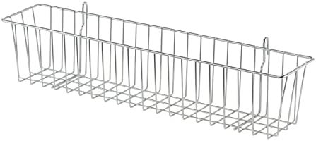TRINITY EcoStorage 21-Inch Metal Hanging Basket, Chrome, NSF, 2-Pack by TRINITY
