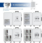 Grand Fusion Stow-N-Go Portable Hanging Travel Shelves, Packing Organizer for Luggage. Carry on Closet with Hanger for Clothes. Expandable Packing Cube. Travel Essentials, Light Gray - L - Image 5