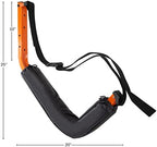 Kayak Storage Hooks - Set of 2 Wall Mount Garage Hangers - 125lbs Capacity Rack for Paddleboards, Surfboards, or Snowboards by Rad Sportz (Orange) - Image 4