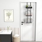 Bethom 3 Tier Over The Door Towel Rack, Hanging Towel Rack, Matte Black - Image 6