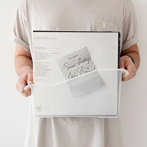 IRIS USA 8-Pack, Connecting Book Bin Organizer Magazine Holder, Clear - Image 5