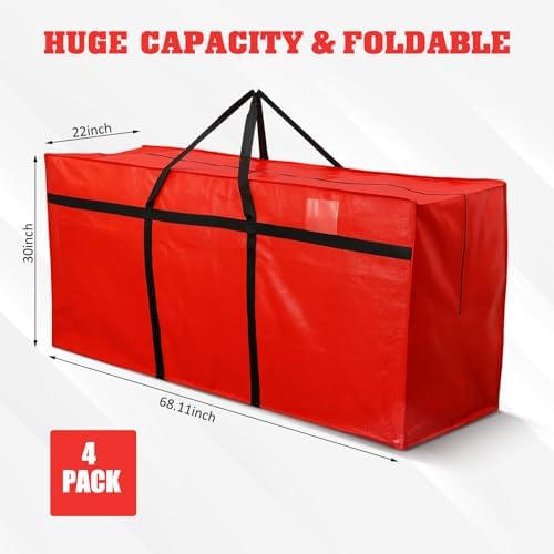 4 Pcs 194 Gallon Extra Large Moving Bags Heavy Duty Storage Bag - Image 2
