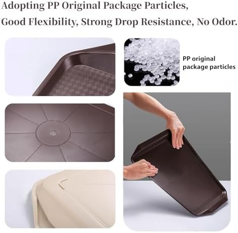 Boot Tray 3 Pack Shoe Mat Plastic Shoe Mat Tray for Garden, Bedroom, Entrance Area, Garage Boot Tray,Blue - Image 4