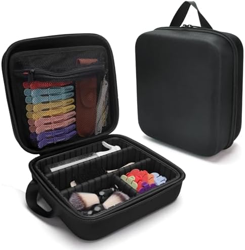 Barber Carrying Case,Barber Case, Stylist Tool Box Professional Salon Hair Cutting Grooming Kit Storage Organizer for Clippers, Scissors, Barber Supplies (Small) - Image 2