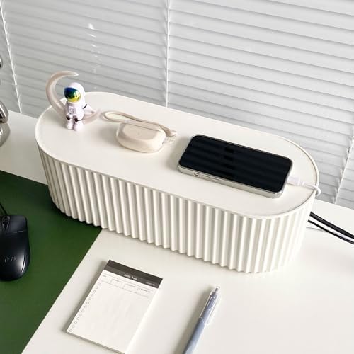 Cable Management Box, White, Large, 2 Pack - Image 2
