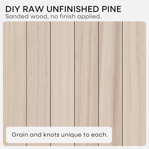 Homeforia 24 Inch DIY Floating Shelves, High-End Solid Pine Wood, Set of 3 - Image 6