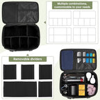 TORIBIO Large Hairdresser Bag with Adjustable Dividers, Barber Carrying Bag - Image 4