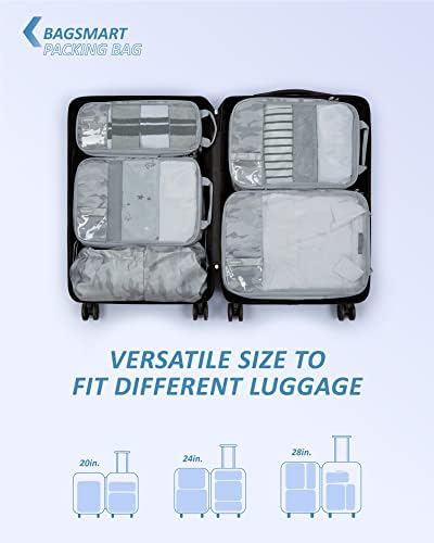 BAGSMART Compression Packing Cubes for Travel Essentials - Image 3
