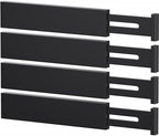Bamboo Drawer Dividers, Adjustable Drawer Organizers, Fits 17.6–21" Drawers by Ryqtop