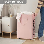 Goodpick 75L Laundry Hamper with Wheels, Dorm Room Essentials for Girls - Image 5