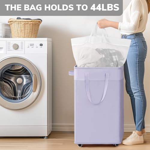 Goodpcik 75L Rolling Laundry Hamper with Wheels, Laundry Hamper for Dorm - Image 6