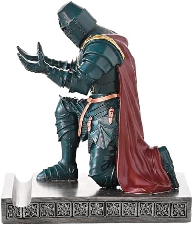 Medieval Templar Vanguard Officer Knight Pen Holder Desk Organizers Green - Image 3