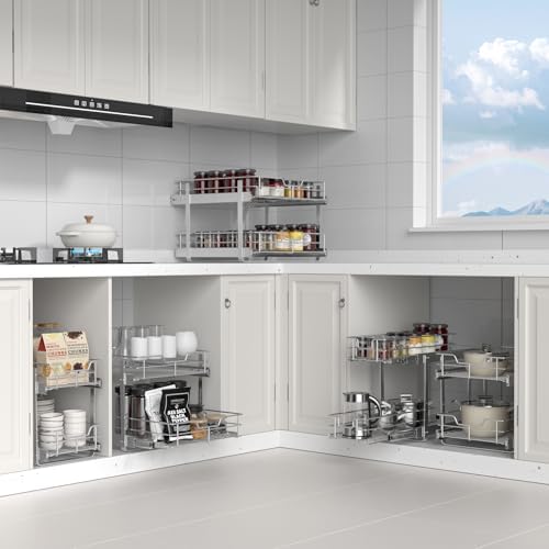 Pull Out Cabinet Organizer,14¼'' Slide Out Kitchen Organizers and Storage - Image 6