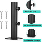 Umbrella Outdoor Holder Heavy Duty Steel Universal Umbrella Base Stand for Decks,Docks,Pontoons,patios,Picnic Tables - Image 3