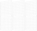Grid Wall Commercial Grade Gridwall Panels – Heavy Duty Grid Panel for Any Retail Display Wall Grid 2' Width x 5' Height, White (Pack of 3) Easily Portable by 7RiversART